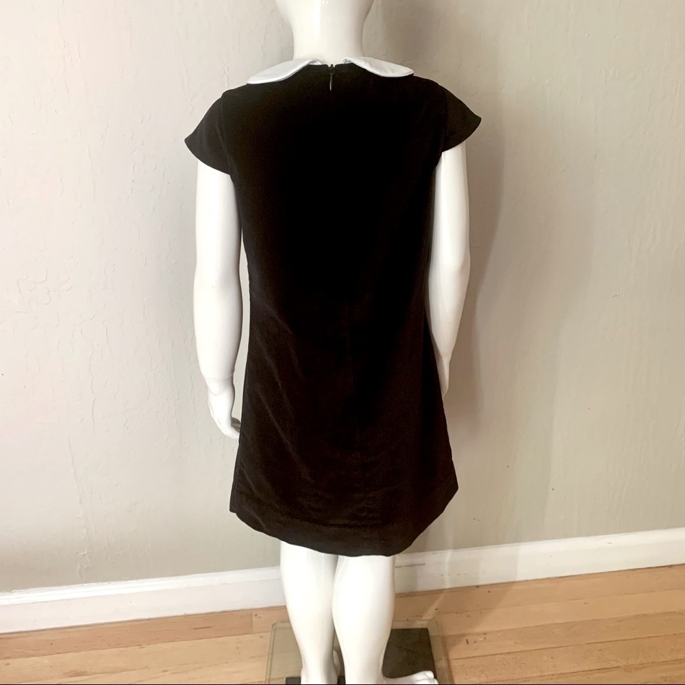 BUSY BEES Black Velvet Shift Dress Special Occasion Holiday Party Classic Size 5 - Picture 7 of 12